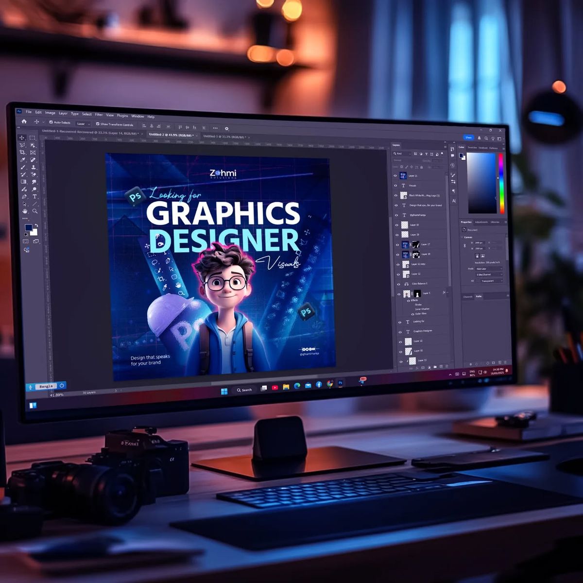 Graphic Desining Course in Perinthalmanna